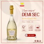 Rượu vang không độ Bosio Sparkling Zero Demi Sec